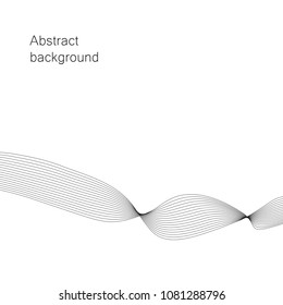 Vector background. Abstract wave element for presentation.