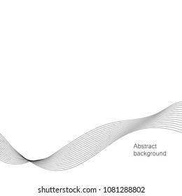 Vector background. Abstract wave element for presentation.