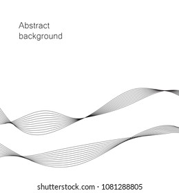 Vector background. Abstract wave element for presentation.