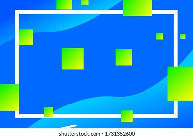 vector background of abstract waves in blue