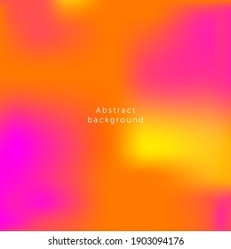 Vector background. Abstraction. Gradient. Bright. Yellow, orange, pink color. Suitable as a background for banners.
