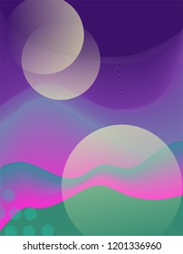 vector background. abstraction. smooth color transitions. bright Wallpaper.