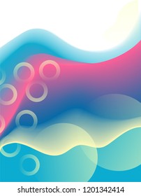 vector background. abstraction. smooth color transitions. bright Wallpaper.