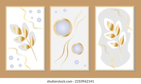  abstracción de fondo del vector. Papel tapiz en estilo de arte abstracto con patrones, pinturas en colores cálidos, diseño para afiches, cubierta, arte mural. EPS10