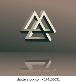 Vector background with the addition of a graphical element