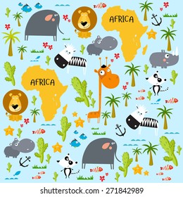 Vector background "Africa"