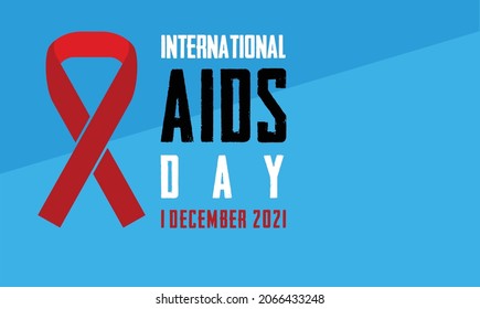 vector background for aids day moment in 1 december