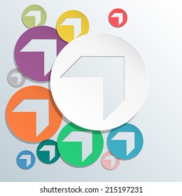 Vector background  arrows pointing up  