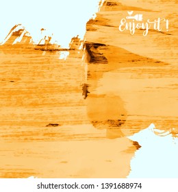 Vector background with artistic brush strokes. Abstract landscape painting for design. 