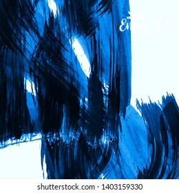 Vector background with artistic brush strokes. Abstract landscape painting for design. 