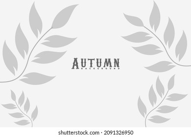  Vector background autumn flat style. Vector illustration