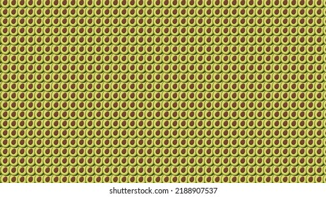 Vector background with avocado. Summer background. Texture. Vector