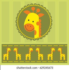  vector background - baby shower