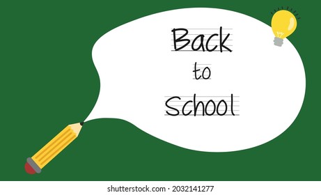 Vector background of back to school