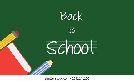 Vector background of back to school