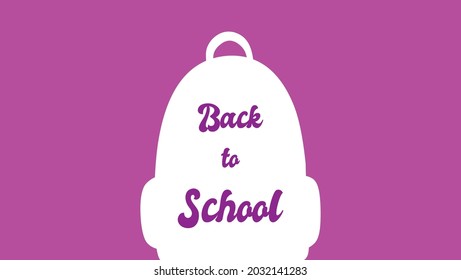 Vector background of back to school
