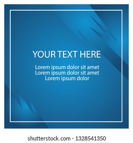 Vector background banner design blue color, curve style in eps.10. Simple template easy to use