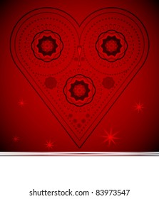 Vector Background banner  ornate