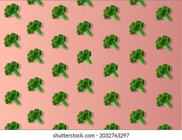 Vector background banner for world vegetarian day greeting: broccoli, banana, orange, tomato.