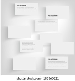 Vector background banners and stickers. Web design