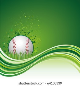 vector background of baseball sport