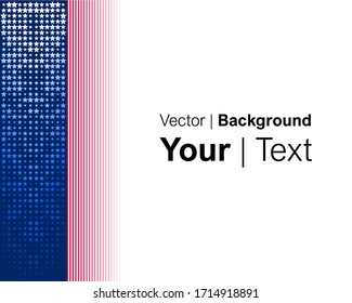 Vector background based on the American flag colours. Perfect for any type of use.