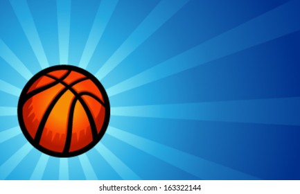 Vector background basketball