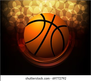 vector background of basketball sport