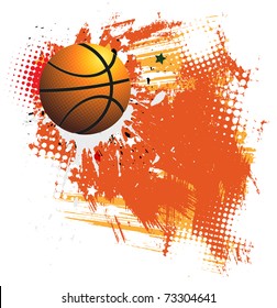 vector background of basketball sport