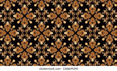 Vector Background of Batik Pattern , Batik Indonesian is a technique of wax-resist dyeing applied to whole cloth, or cloth made using this technique originated from Indonesia