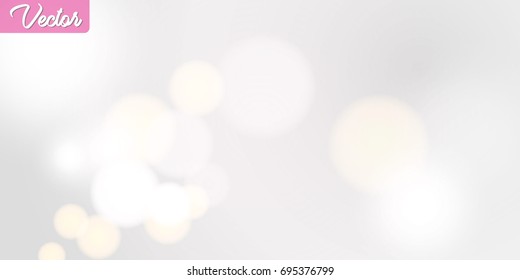Vector background with beautiful bokeh effect