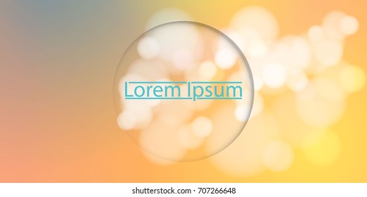 vector background with beautiful bokeh effect suitable for greeting card or wallpaper