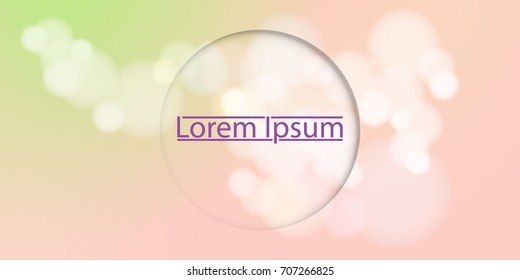 vector background with beautiful bokeh effect suitable for greeting card or wallpaper