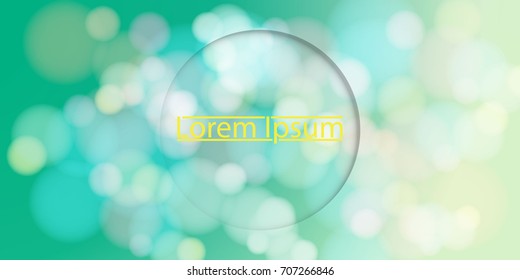 vector background with beautiful bokeh effect suitable for greeting card or wallpaper