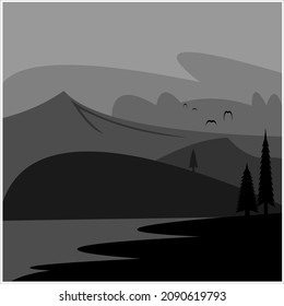 
vector background in the beautiful night
