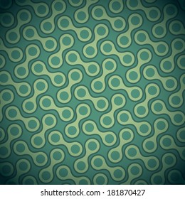 Vector background with a bicycle chain elements