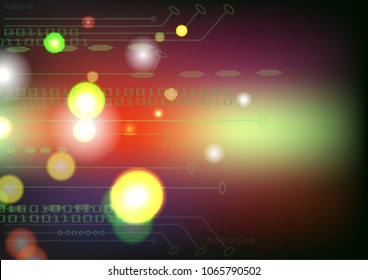 Vector background binary technology