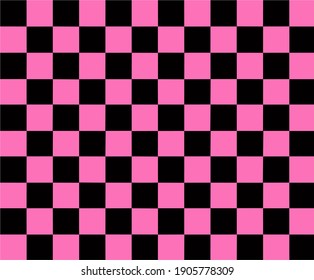 Vector background with black and pink squares