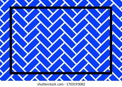 vector background with blue brick stack illustration
