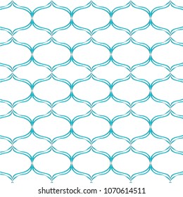 Vector background blue geometric pattern retro