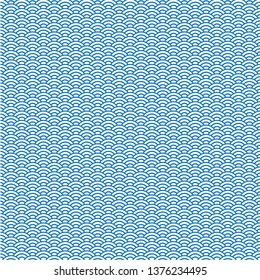 vector background of blue japanese wave pattern