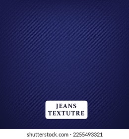 Vector background blue jeans denim texture  Blue Denim Textile background