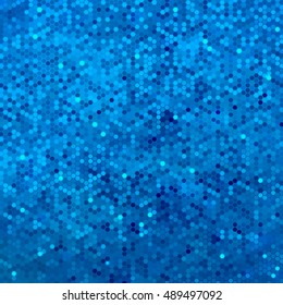 Vector Background With Blue Sequins