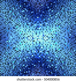 Vector Background With Blue Sequins