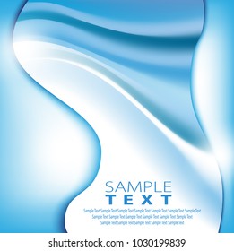 Vector background in blue with space for your text
