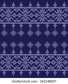 Vector background with blue tribal style beautifully.