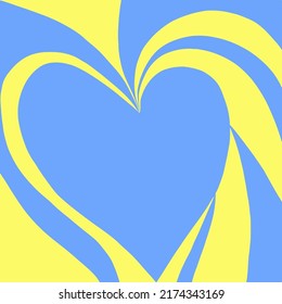 Vector background in blue and yellow colors.