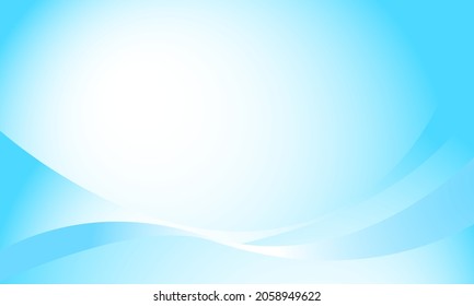 Vektorhintergrund mit blauen Farbverläufen und einem Haufen Heliumballons