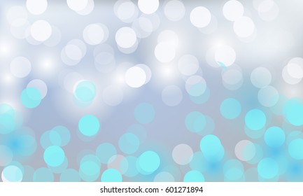 Vector background with blurred circles and gradient