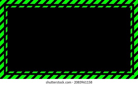 Vector background border abstract dynamic line dark green